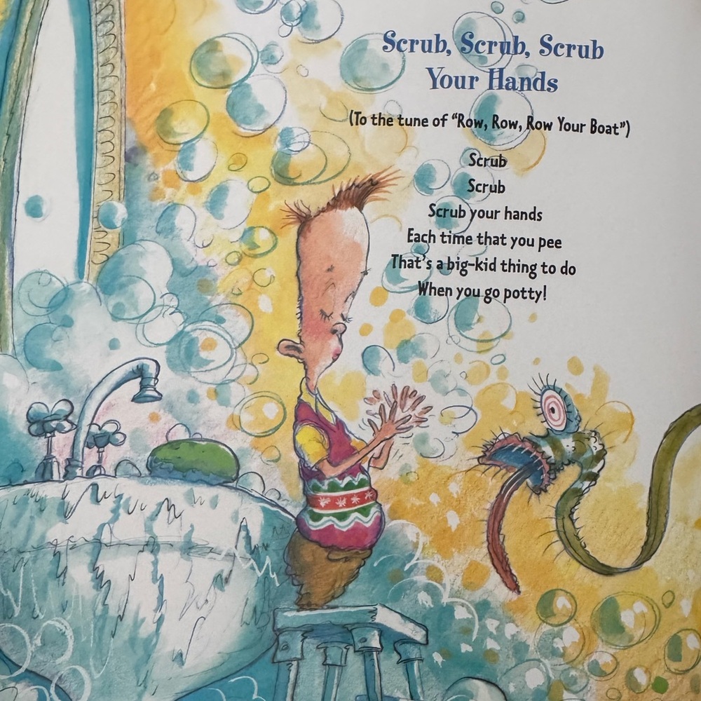 4/$20 💜 ON TOP OF THE POTTY sing a long potty training made fun book